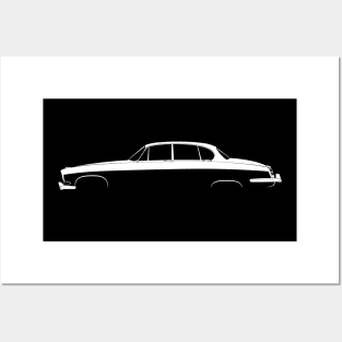 Jaguar Mark X Silhouette Posters and Art